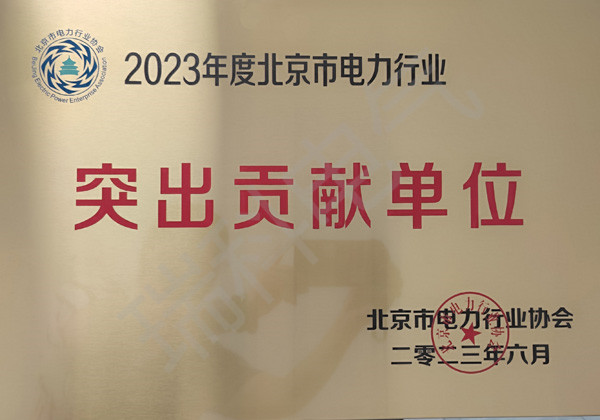 47、2023年度北京市電力行業(yè)突出貢獻單位